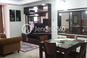 Dining Room Spacious 2BR Apartment Middle Floor with City View at Lavenue Apartment