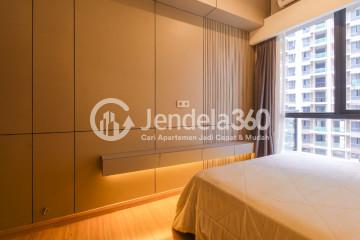 Bedroom 1 Trendy 2BR Apartment Middle Floor with City View at Sky House BSD Apartment