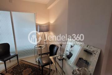 Living Room Cozy 1BR Apartment Low Floor with  View at Gateway Pasteur Apartment