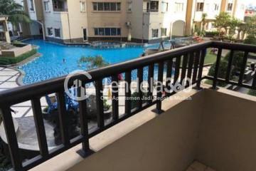 Balcony Mediterania Marina Ancol Apartment 1BR View Swimming Pool