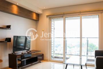 Living Room Maqna Residence 2BR Fully Furnished