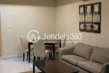 Living Room Low Floor 2BR Apartment with  View at Essence Darmawangsa Apartment