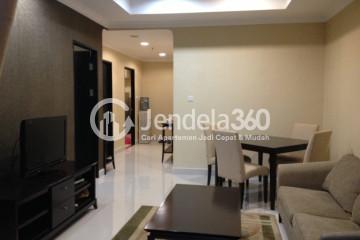 Living Room Low Floor 2BR Apartment with  View at Essence Darmawangsa Apartment