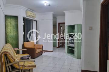 Living Room Low Floor 2BR Apartment with  View at Taman Kemayoran Kondominium