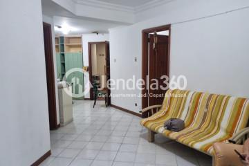 Living Room Low Floor 2BR Apartment with  View at Taman Kemayoran Kondominium