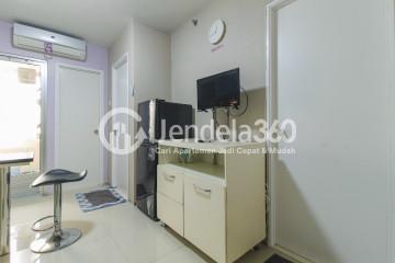 Living Room Middle Floor 2BR Apartment with  View at Kalibata City Apartment