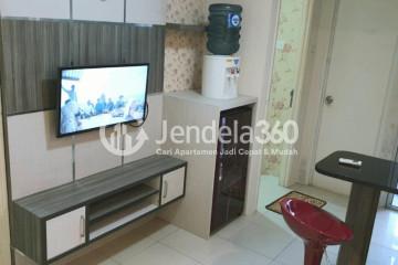 Living Room Fancy 2BR Apartment at Kalibata City Green Palace Middle Floor