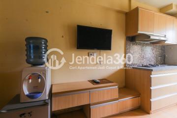 Bedroom Stylish Studio Apartment at Kebagusan City Apartment Low Floor