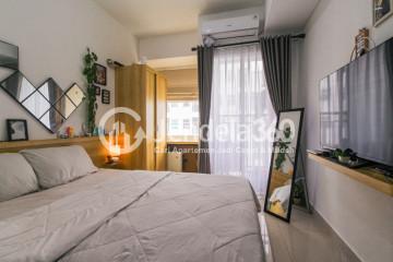 Bedroom Simply Look Studio Apartment High Floor with City View at Serpong Garden Apartment