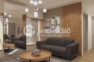 Bedroom 2BR Apartment with City View at Somerset Kencana Residence