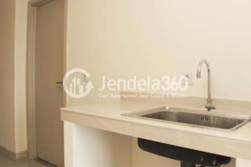 Kitchen Elegant 2BR Apartment Low Floor with City View at Meikarta Apartment