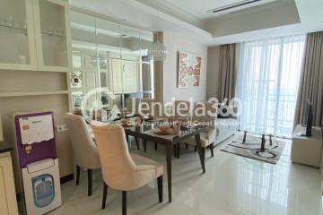 Dining Room Simply Look 2BR Apartment High Floor with City View at Casa Grande Apartment