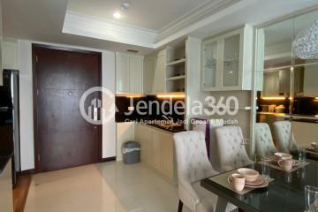 Dining Room Simply Look 2BR Apartment High Floor with City View at Casa Grande Apartment