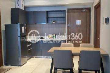 Dining Room Homey 1BR Apartment Middle Floor with City View at Yukata Suites