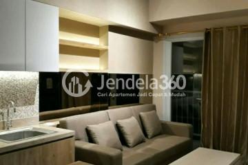 Living Room Low Floor 2BR Apartment with City View at Tamansari Mahogany Apartment