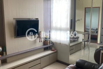 Living Room Modern 2BR Apartment at Titanium Square Apartment Tower Grand Simatupang