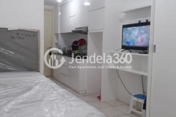 Bedroom Studio M Town Residence Serpong Apartment at Low Floor