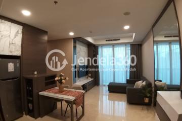 Living Room 2BR The Elements Kuningan Apartment at Tower Harmony