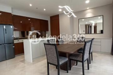 Dining Room Spotless 2BR Apartment High Floor with City View at The Elements Kuningan Apartment