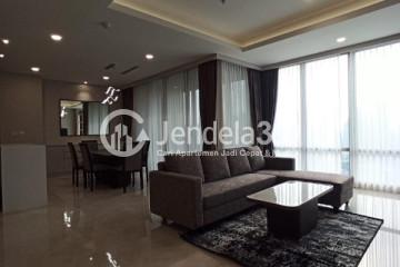 Living Room Spotless 2BR Apartment High Floor with City View at The Elements Kuningan Apartment