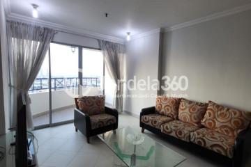 Living Room Strategic Location 3BR Apartment Middle Floor with Sea View at Menara Marina Condominium