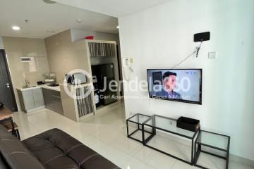 Living Room 2BR Brooklyn Alam Sutera Apartment at Middle Floor