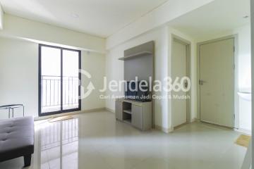 Living Room Decorative 2BR Apartment Middle Floor with City View at Meikarta Apartment