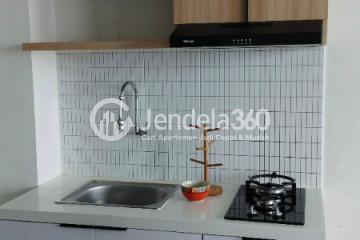 Kitchen Studio Apartment with City View at LRT City Green Avenue Apartment