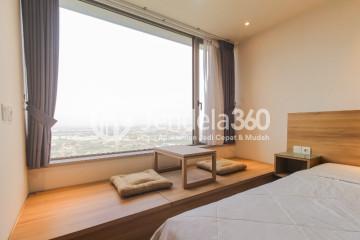 Bedroom Middle Floor Studio Apartment with City View at Orange County Lippo Cikarang