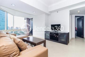 Living Room 2BR Apartment with  View at Taman Anggrek Condominium Apartment