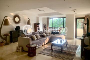 Living Room 3BR Kemang Jaya Apartment at Low Floor