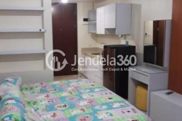 Bedroom Well Furnished Studio Apartment at U Residence Karawaci Middle Floor