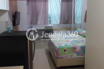 Bedroom Well Furnished Studio Apartment at U Residence Karawaci Middle Floor