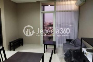 Living Room Low Floor 2BR Apartment with City View at Ciputra International Puri