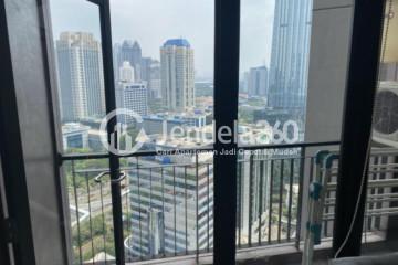 Balcony Restful Studio Apartment High Floor with City View at Tamansari Semanggi Apartment