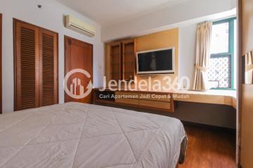 Bedroom 1 Middle Floor 2BR Apartment with Swimming Pool View at Sudirman Tower Condominium