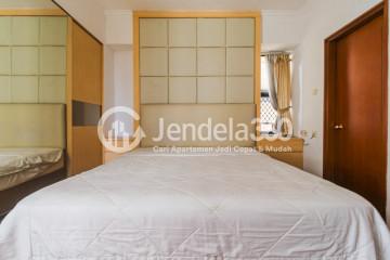 Bedroom 1 Middle Floor 2BR Apartment with Swimming Pool View at Sudirman Tower Condominium