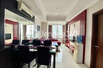 Living Room 1BR Kuningan City (Denpasar Residence) Apartment at Middle Floor