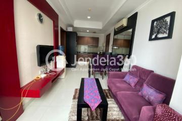 Living Room 1BR Kuningan City (Denpasar Residence) Apartment at Middle Floor