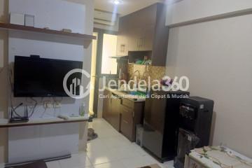 Living Room 2BR Kebagusan City Apartment at Low Floor