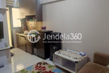 Living Room 2BR Kebagusan City Apartment at Low Floor