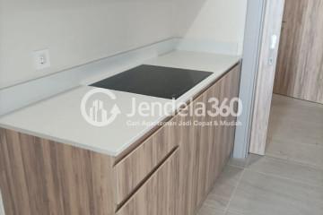 Kitchen High Floor 3BR Apartment with City View at Menara Jakarta Apartment