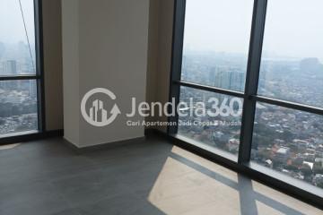 Living Room High Floor 3BR Apartment with City View at Menara Jakarta Apartment