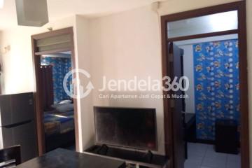 Living Room Low Floor 2BR Apartment with Swimming Pool View at Bekasi Town Square