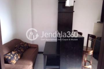 Living Room Low Floor 2BR Apartment with Swimming Pool View at Bekasi Town Square