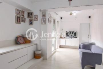 Living Room Strategic Location 2BR Apartment Low Floor with City View at Semanan Indah Apartment