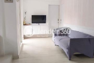 Living Room Strategic Location 2BR Apartment Low Floor with City View at Semanan Indah Apartment