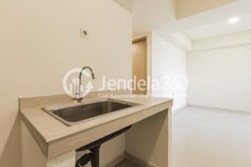 Kitchen 2BR Apartment with City View at Meikarta Apartment