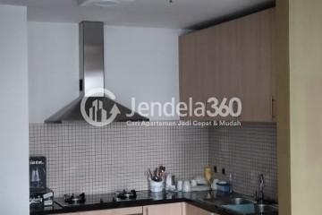 Kitchen High Floor 2BR Apartment with City View at Setiabudi Residence