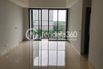 Living Room Studio Apartment with Swimming Pool View at Southgate Residence